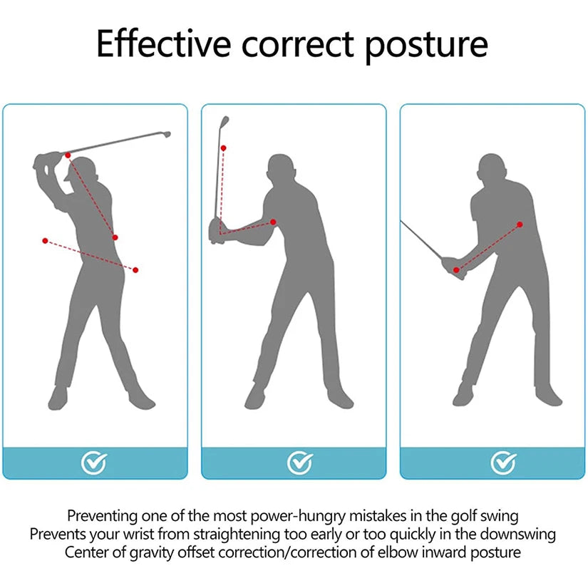 Portable Golf Swing Training Aid Rope – Adjustable Handle Trainer for Posture & Swing Movement Correction | Indoor & Outdoor Use