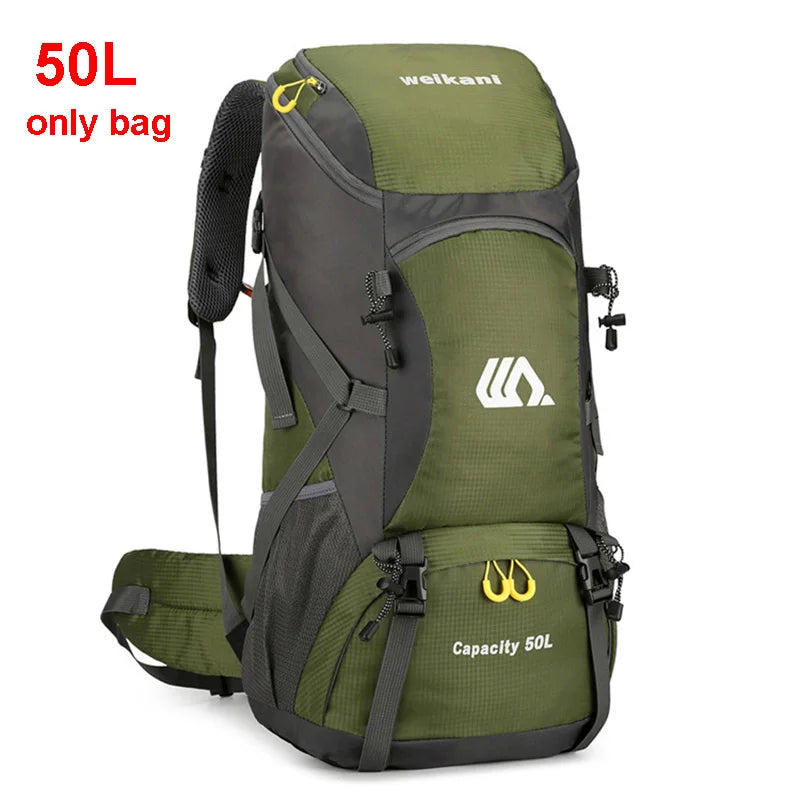 50L Waterproof Travel & Hiking Backpack – Outdoor Camping Rucksack