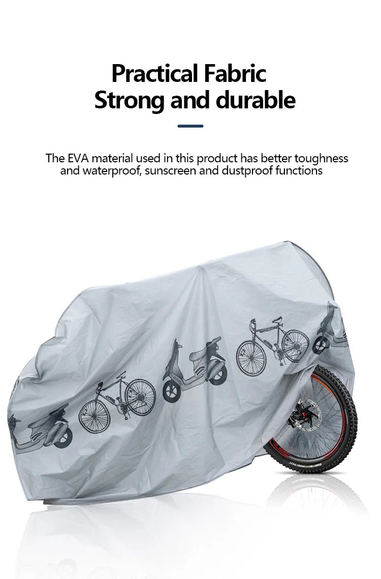 Waterproof Bicycle & Motorcycle Cover – UV Dust Rain Protection