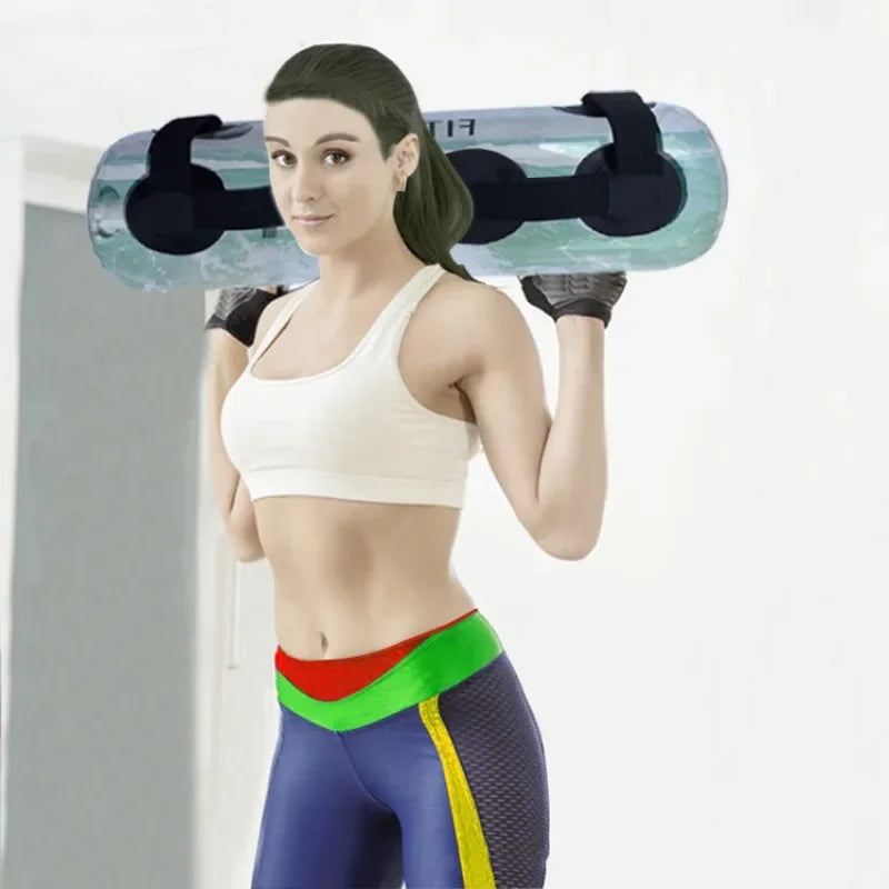 Portable Inflatable Water Power Bag – Adjustable Aqua Weight for Strength & Stability Training