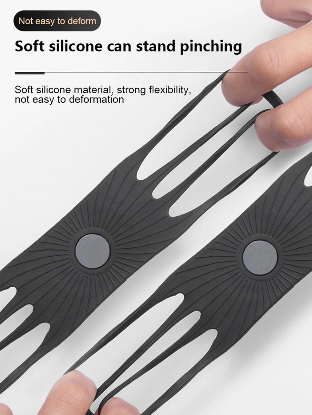 Silicone Bike Phone Holder – 360° Rotatable Universal Mount for 4–6" Phones