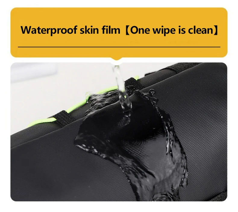 2.5L Bike Front Tube Bag – Large Capacity Handlebar Storage with Shoulder Strap for Road & Mountain Bikes