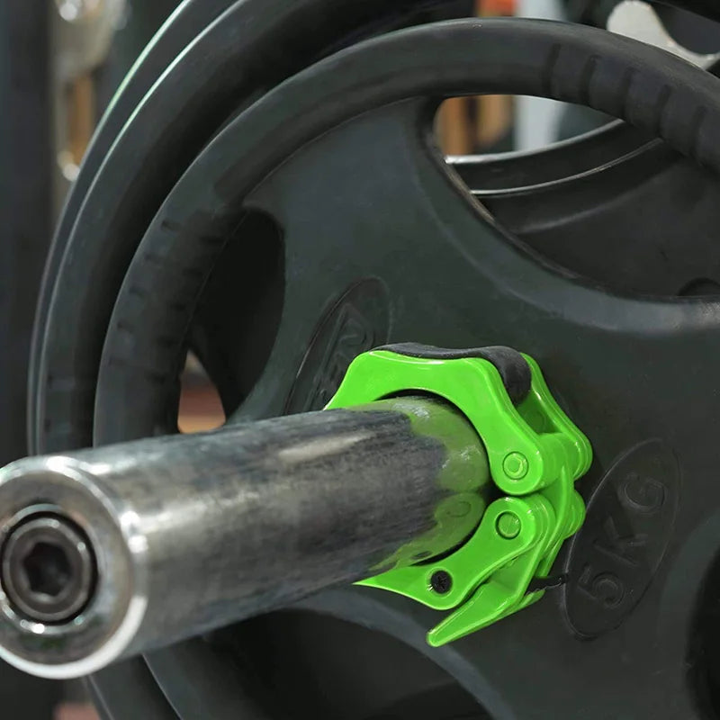 Barbell Collar Lock Clamp – Quick Snap O-Rod Chuck for Weight Lifting & Gym Fitness Equipment