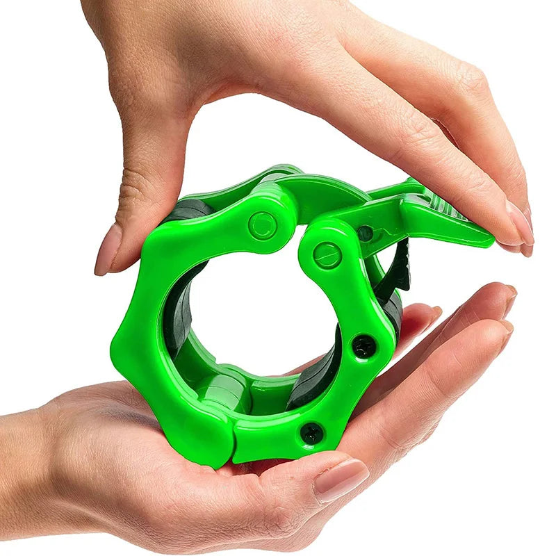 Barbell Collar Lock Clamp – Quick Snap O-Rod Chuck for Weight Lifting & Gym Fitness Equipment