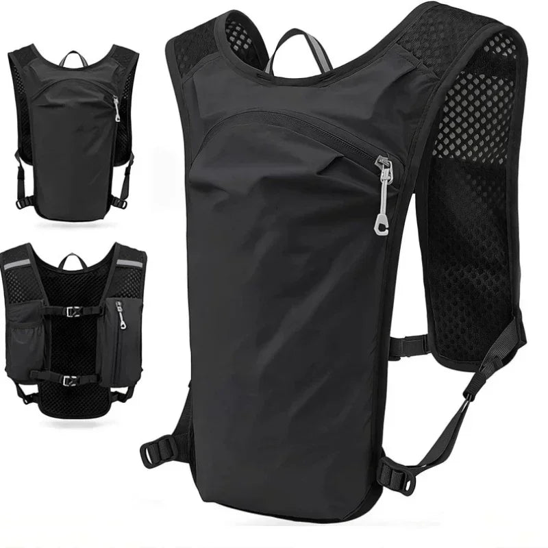 5L Running Hydration Vest Backpack – Lightweight Jogging Pack with 1.5L Water Bladder for Hiking, Cycling & Marathon Training