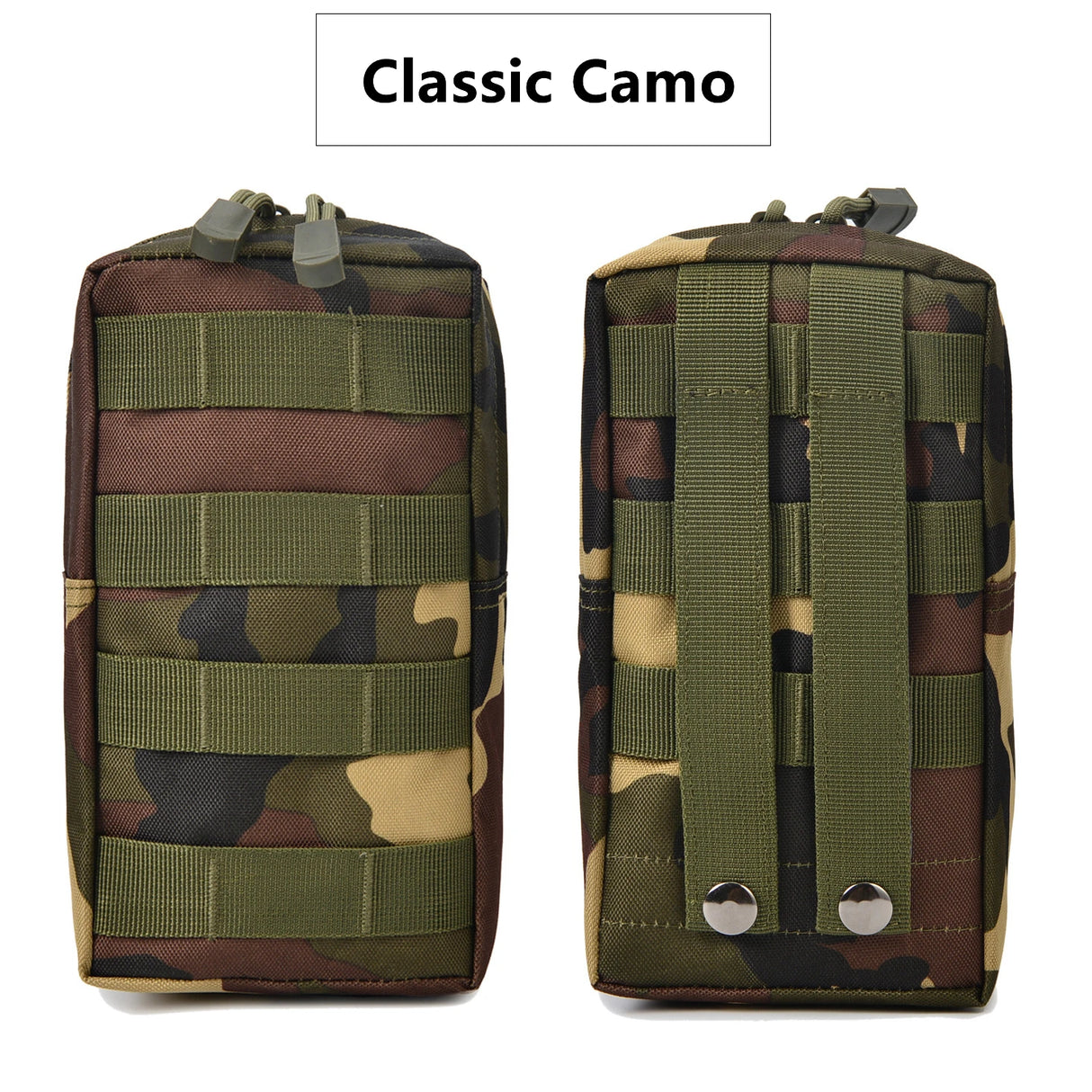 MOLLE Tactical EDC Waist Pouch – 600D Oxford Utility Pack for Outdoor Camping, Hunting, Hiking & Backpack Attachment