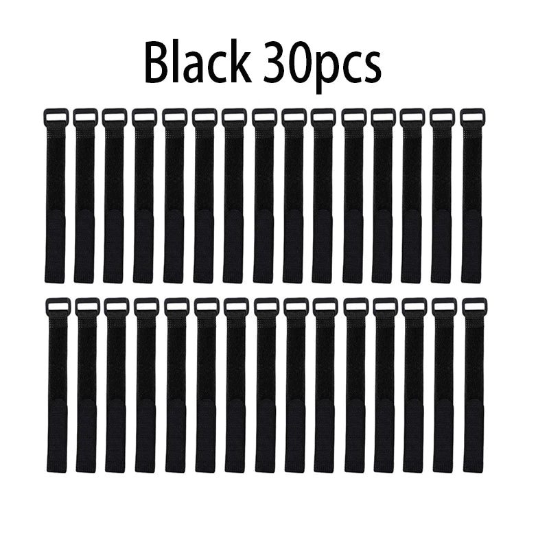 Fishing Rod Tie Holder Strap – Hook & Loop Fastener Wrap Band for Outdoor Fishing Rod Organization