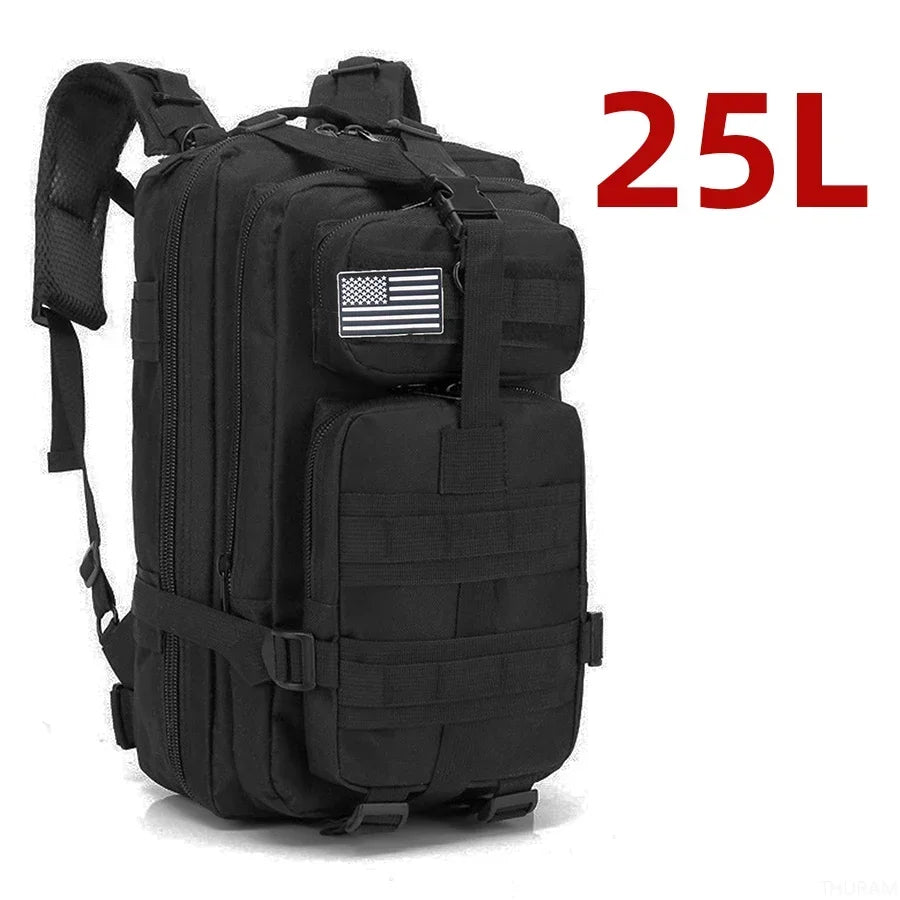 25L/50L Waterproof Tactical Outdoor Backpack – Rugged 1000D Nylon for Trekking, Fishing & Hunting