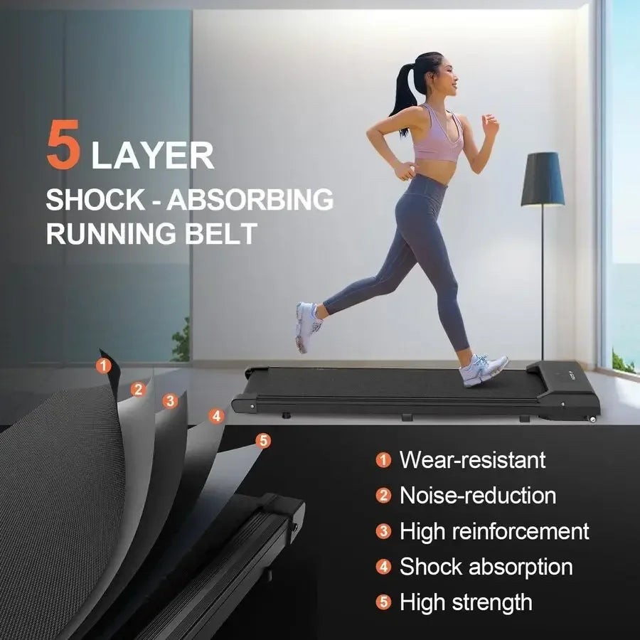 Smart Walking Pad Remotely controllable Lightweight Portable Mini Electric Treadmill Fitness Walking Pad Home Use