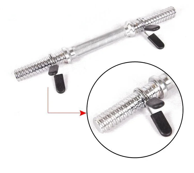 Barbell Clamp Spring Collar Clips – Standard Barbell & Dumbbell Lock for Gym Weightlifting