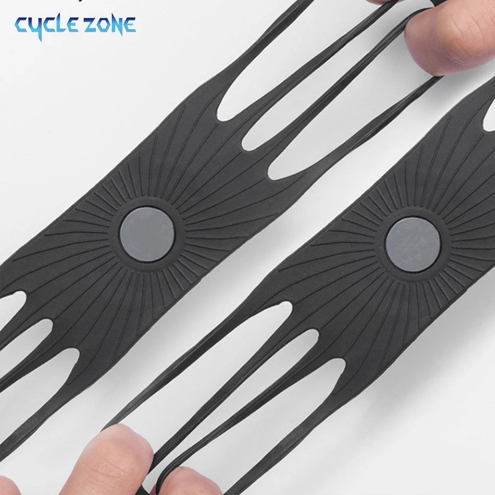 Silicone Bike Phone Holder – 360° Rotatable Universal Mount for 4–6" Phones