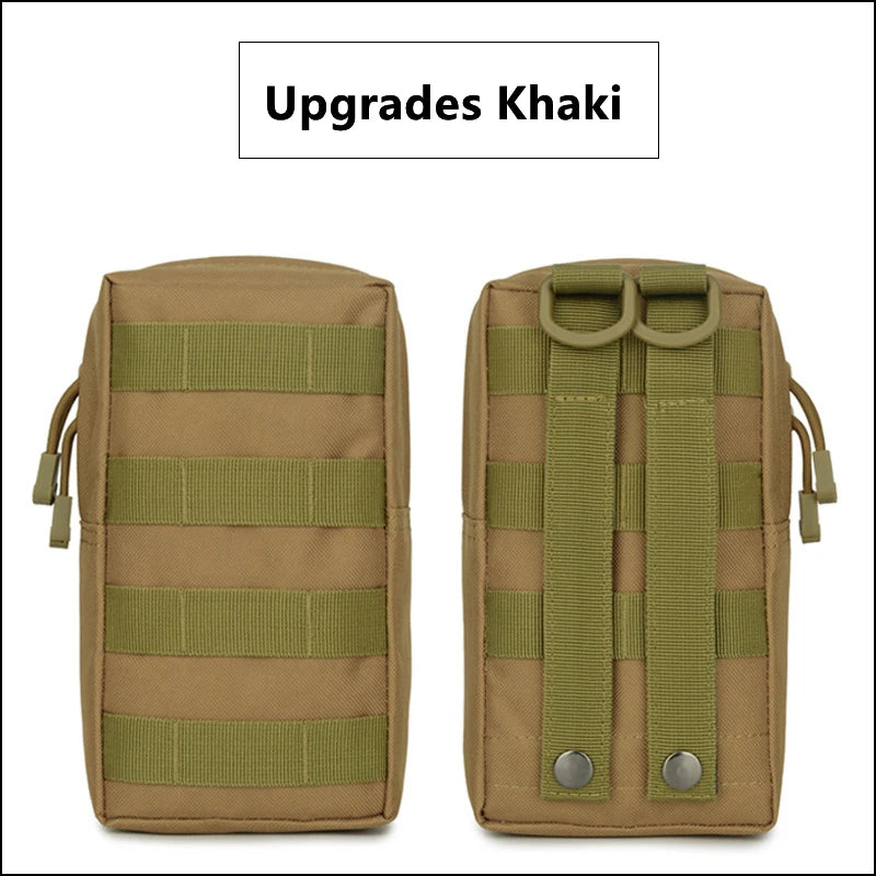 MOLLE Tactical EDC Waist Pouch – 600D Oxford Utility Pack for Outdoor Camping, Hunting, Hiking & Backpack Attachment