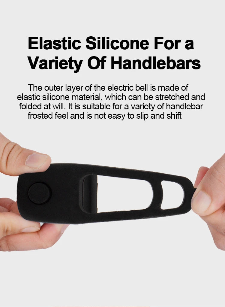 Electric Bicycle Bell – Loud Bike Horn with 3 Sound Modes for MTB & Road Cycling