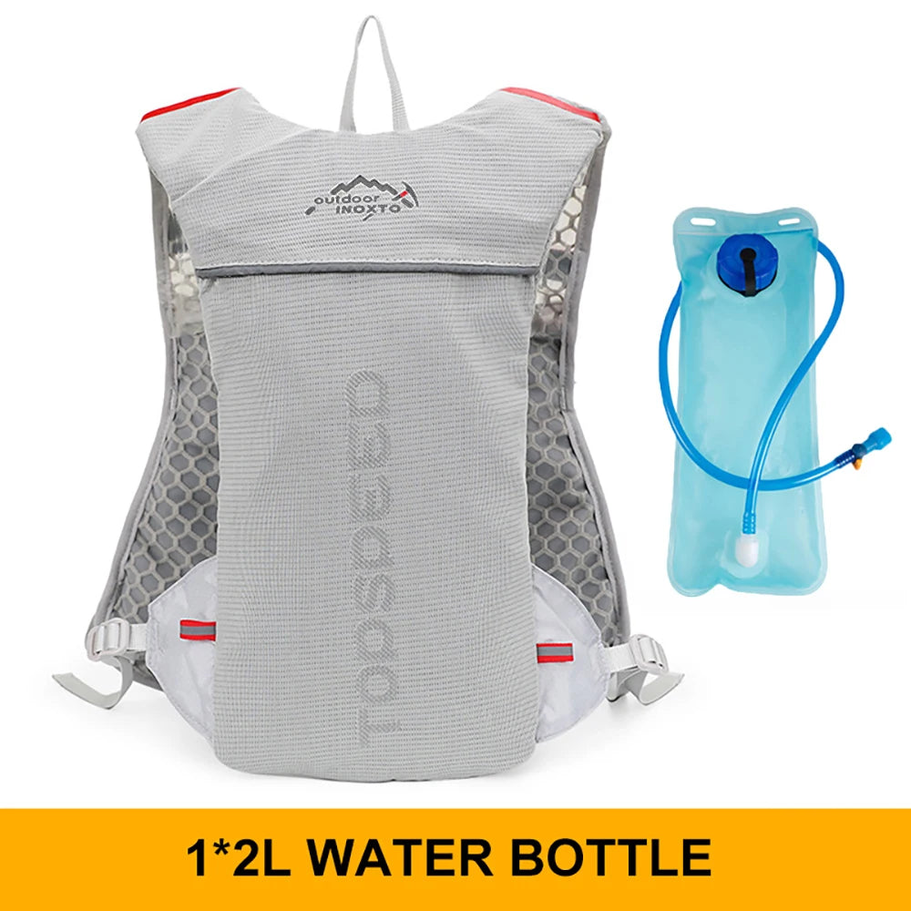 5L Ultralight Hydration Backpack – Breathable Running Vest with 500ML Water Bottles for Trail Running, Cycling & Marathons