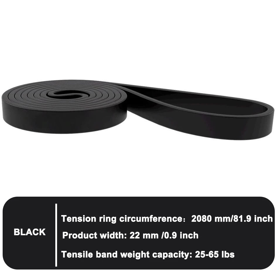 Elastic Resistance Bands – Heavy-Duty Training Bands for Pull-Ups, CrossFit, Yoga & Home Fitness