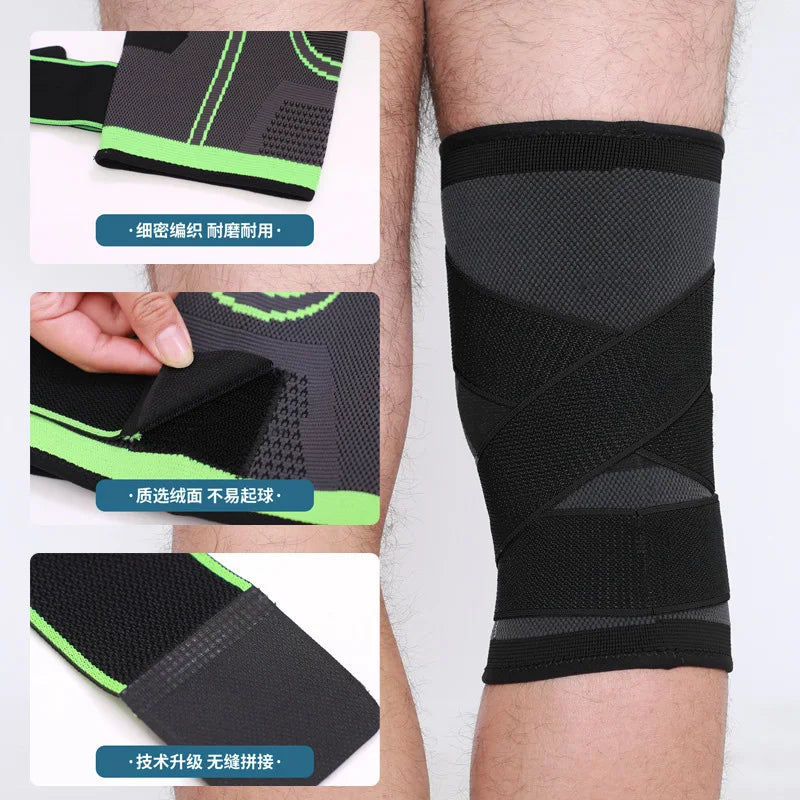 Elastic Knee Brace Support for Basketball, Volleyball, Gym, Fitness & Joint Protection