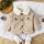 Baby Girl Flap Detail Thermal Lined Corduroy Jacket