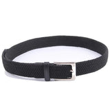 Canvas Elastic Fabric Woven Stretch Unisex Belt