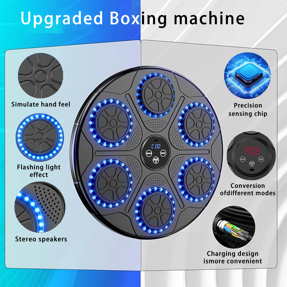 Wall-Mounted Punching Pad