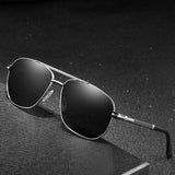 Vintage Alloy Pilot Sunglasses Men