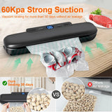 Food Vacuum Sealer With 50pcs Vacuum Bags