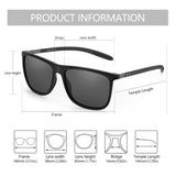 Ultralight Square Polarized Sunglasses for Men