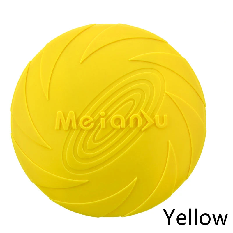 Silicone Flying Disc For Training+Entertainment  Pet Toy