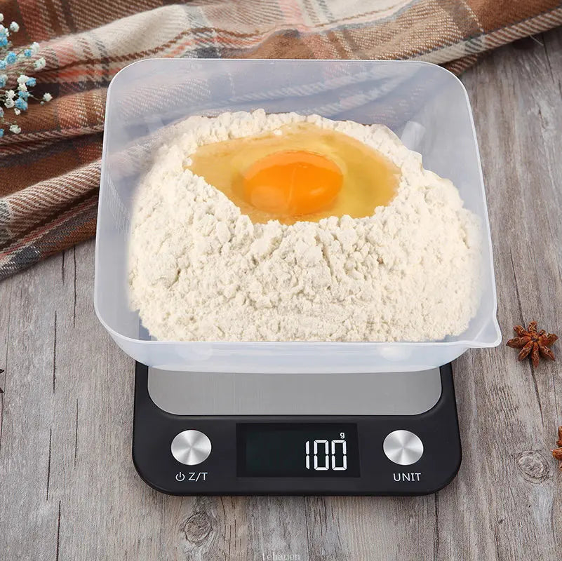 Smart Electronic Digital Kitchen Scale Stainless Steel