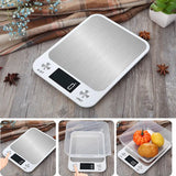 Smart Electronic Digital Kitchen Scale Stainless Steel