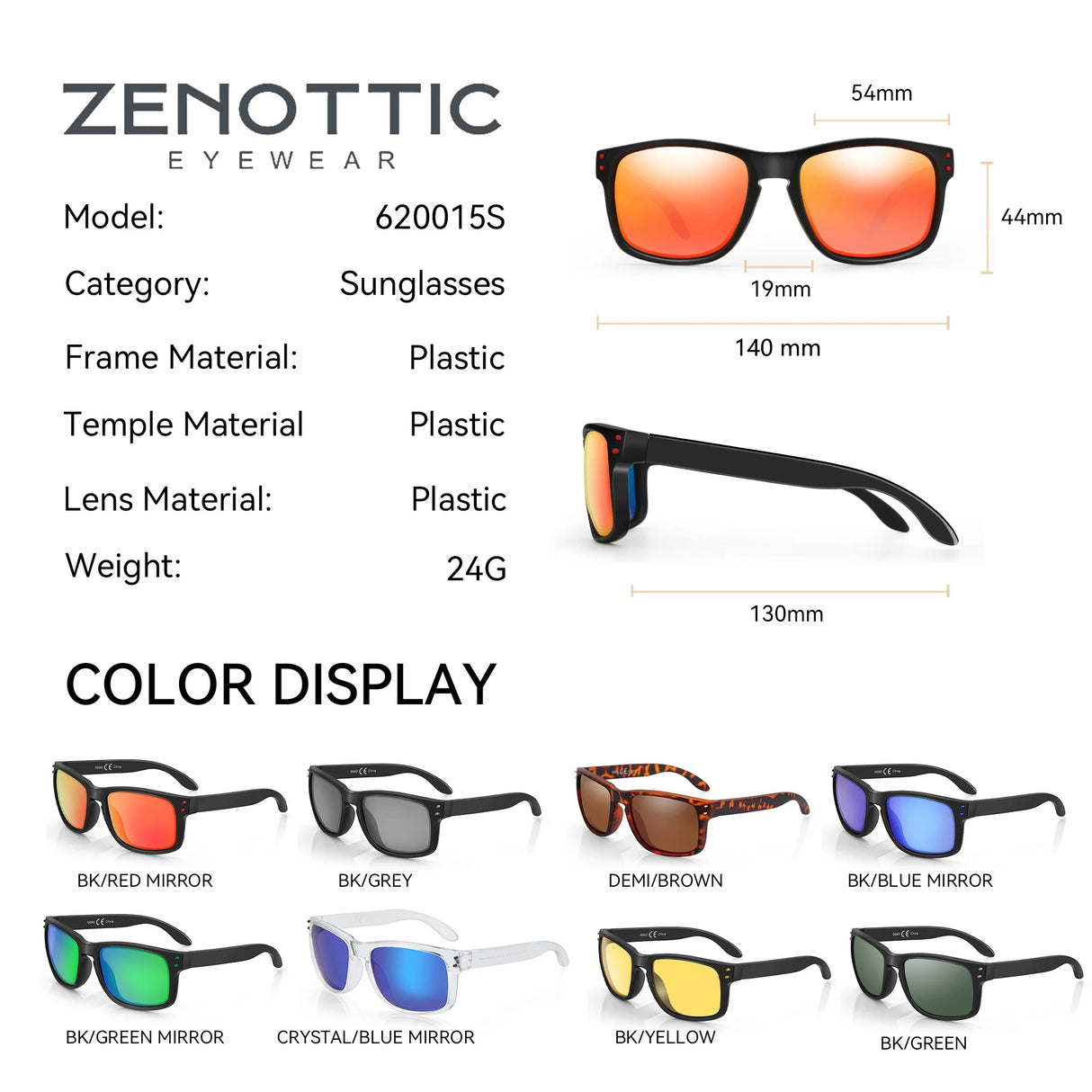 Trendy Square Polarized Sunglasses for Men