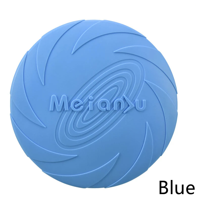 Silicone Flying Disc For Training+Entertainment  Pet Toy