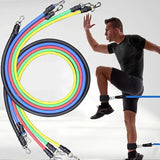 Multi-Functional Fitness Tension Rope – 5-Tube Elastic Resistance Trainer for Home Workouts & Yoga