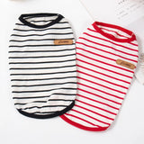 Dog Clothes Summer Striped Sleeveless Vest