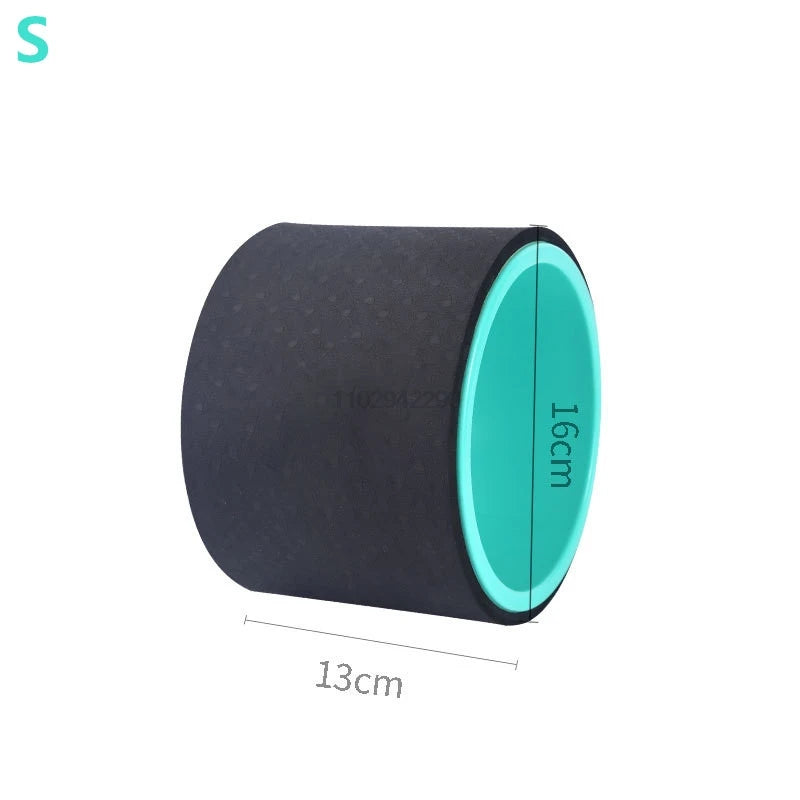 Premium Yoga Wheel – Back Stretcher & Deep Tissue Massage Roller for Yoga, Backbends & Home Fitness