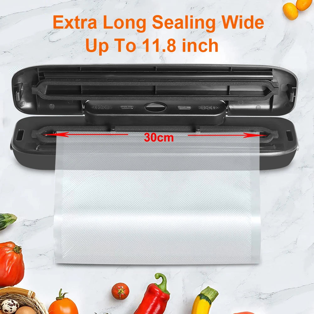 Food Vacuum Sealer With 50pcs Vacuum Bags