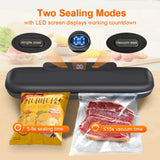 Food Vacuum Sealer With 50pcs Vacuum Bags