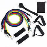 Multi-Functional Fitness Tension Rope – 5-Tube Elastic Resistance Trainer for Home Workouts & Yoga