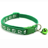 Foot Paw Print Bell Collar