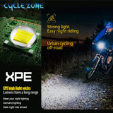 Solar Bike Light with Horn – LED Headlamp & Bell for Bikes