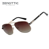 Vintage Alloy Pilot Sunglasses Men