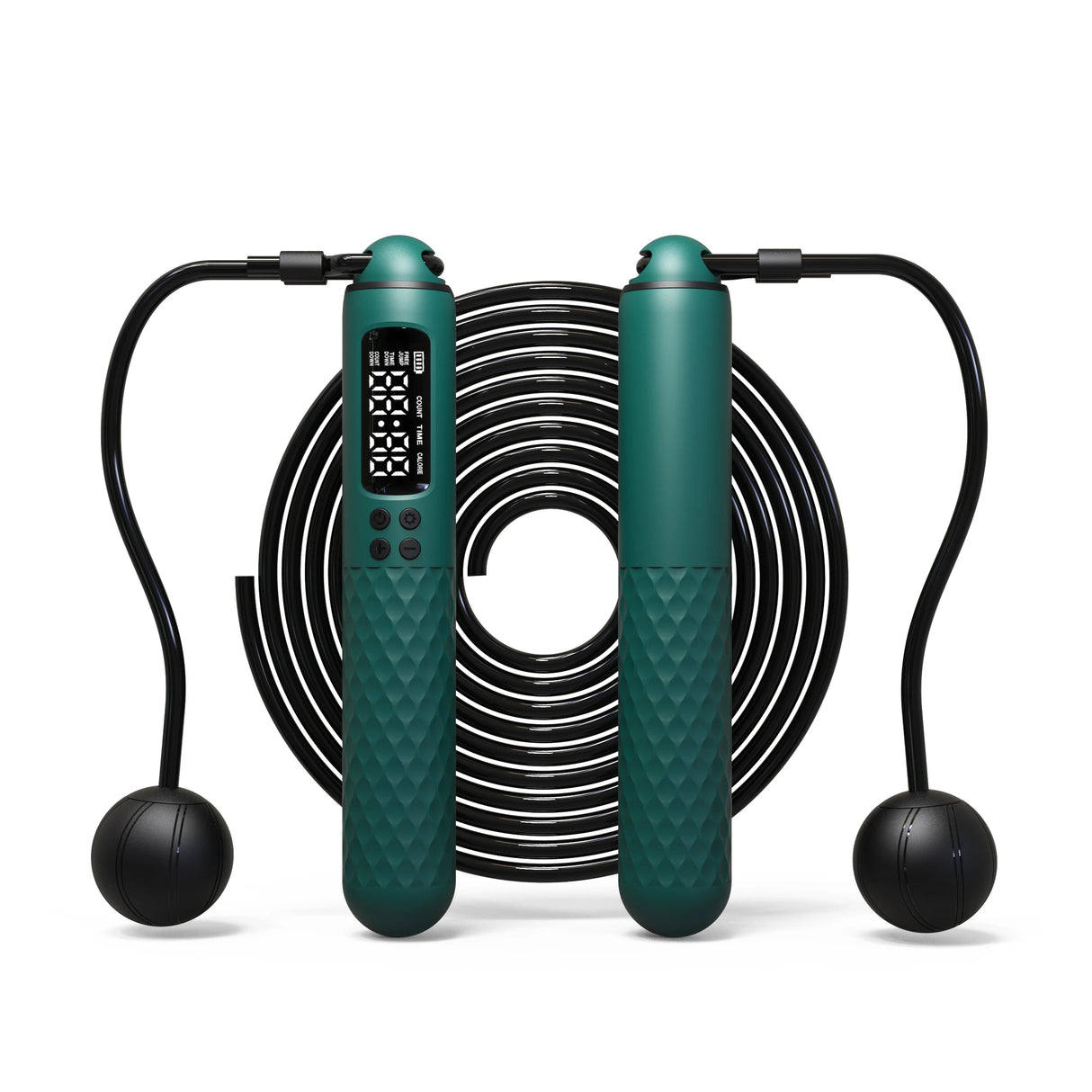 Rechargeable USB Digital Jump Rope Trainer – Adjustable Wireless Rope with Calorie Counter & Fitness Tracking
