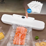 Food Vacuum Sealer With 50pcs Vacuum Bags