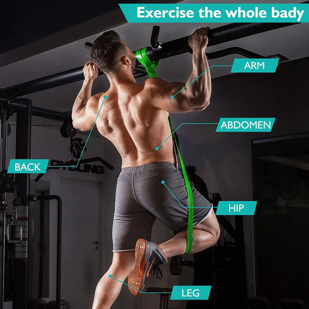 Heavy-Duty Resistance Bands – Pull-Up Assist & Full-Body Workout Bands for Home Gym, Pilates & Fitness Training