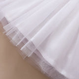 Short Sleeve Fashion Tulle Skirt Summer Dress for Toddler Girl