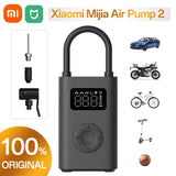 Portable Car & Bicycle Tire Inflator | 150 PSI, 2000mAh Rechargeable Battery, Digital Tire Pressure Detection