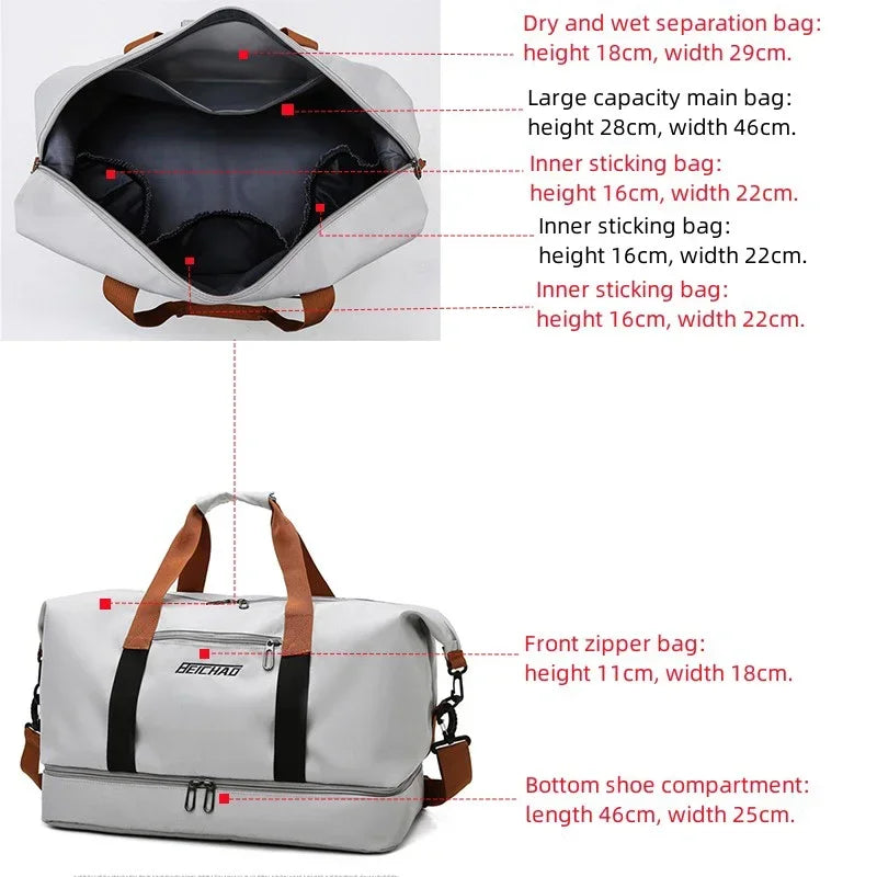 All in 1 Travel Yoga Gym Bag