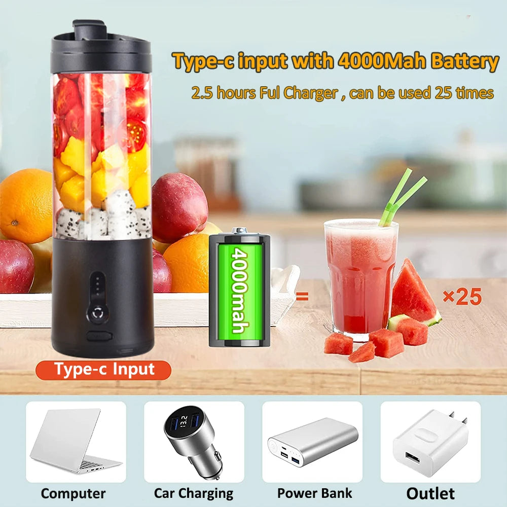 Portable Electric Bottle Blender