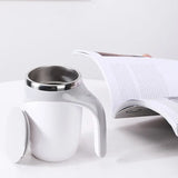 Electric Stirring Stainless Steel Rotating Magnetic Mug