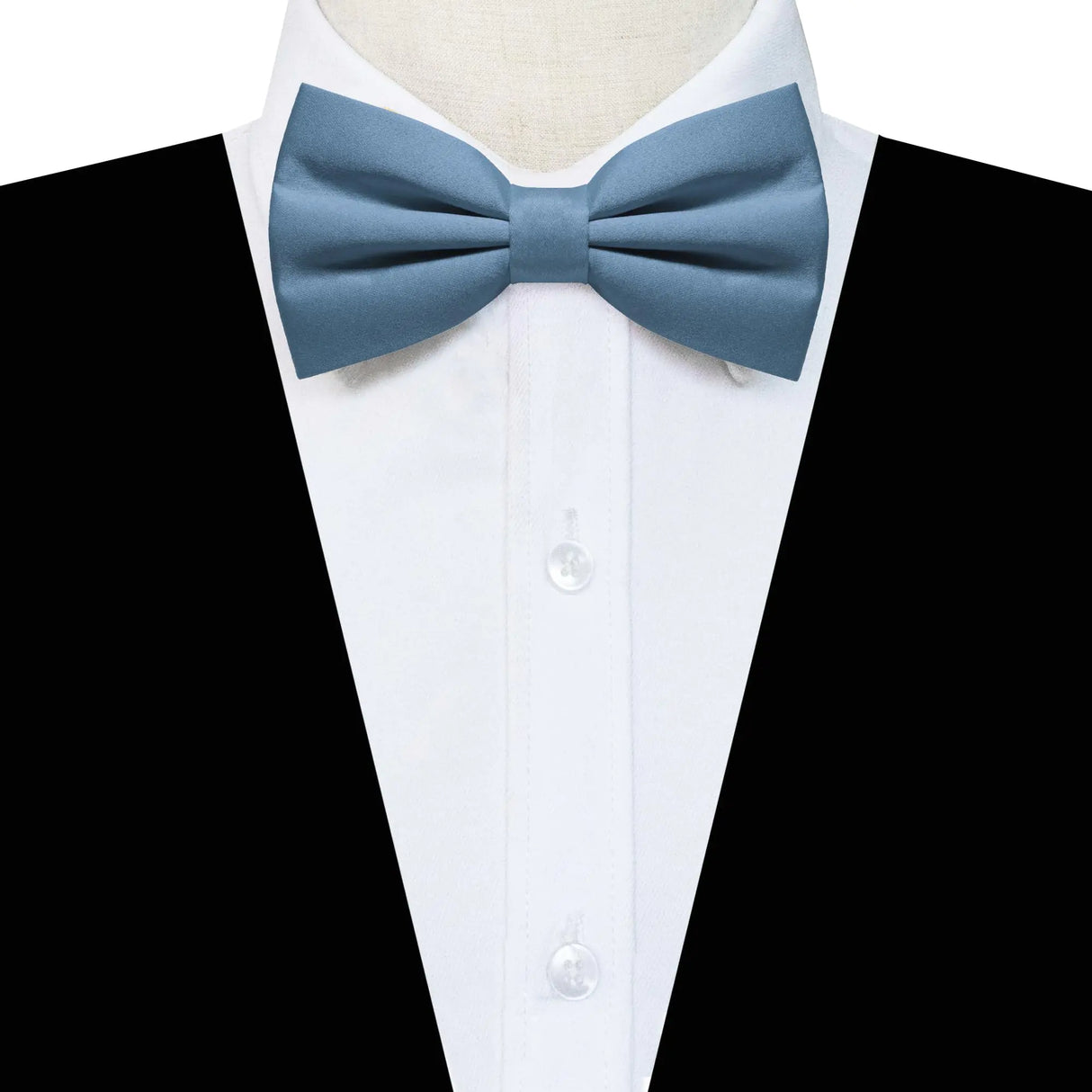 Solid Color Pre-tied Bow Tie